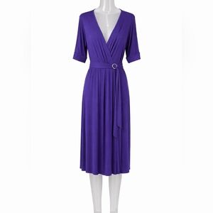 Apt. 9 Blue Wrap Dress Medium